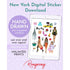 Welcome To New York Digital  Planner Stickers [DOWNLOAD] - Shop Rongrong