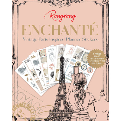 Enchanté Vingtage Paris Inspired Planner Stickers by Rongrong DeVoe - Shop Rongrong