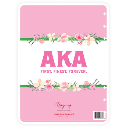 AKA Sorority Planner Cover - Rongrong DeVoe - Shop Rongrong - Alpha Kappa Alpha