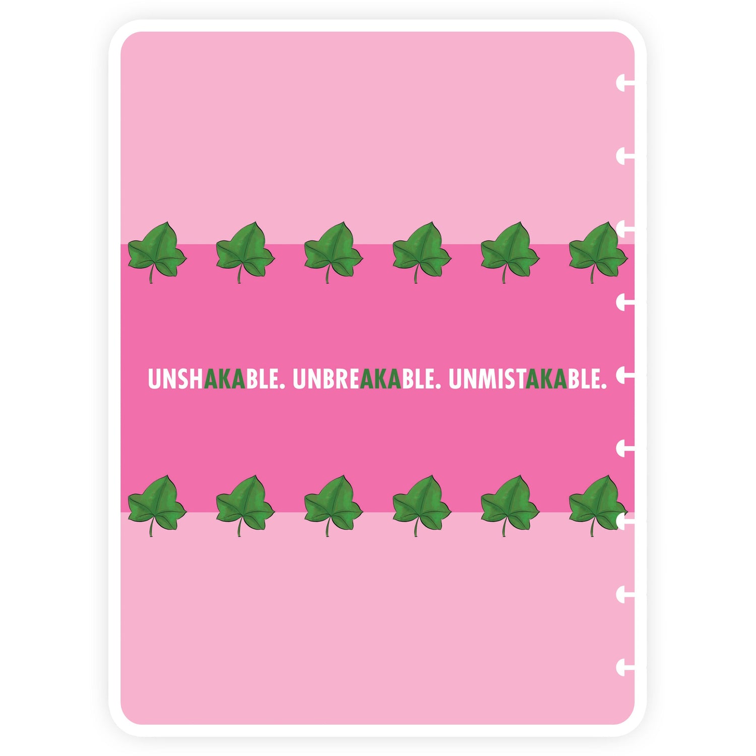 AKA Sorority Planner Cover - Rongrong DeVoe - Shop Rongrong - Alpha Kappa Alpha
