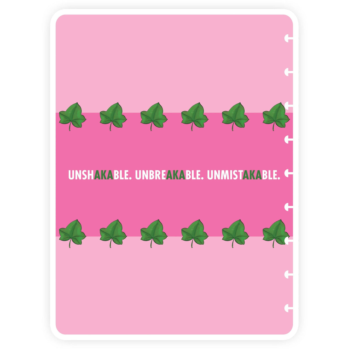 AKA Sorority Planner Cover - Rongrong DeVoe - Shop Rongrong - Alpha Kappa Alpha