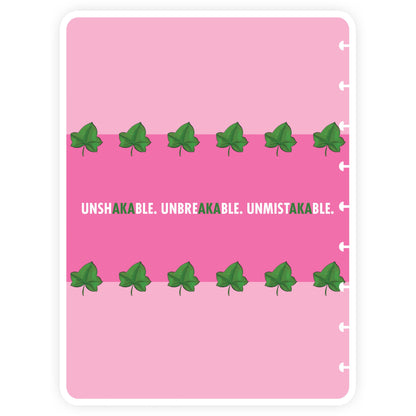 AKA Sorority Planner Cover - Rongrong DeVoe - Shop Rongrong - Alpha Kappa Alpha