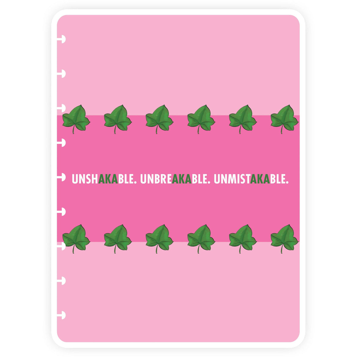 AKA Sorority Planner Cover - Rongrong DeVoe - Shop Rongrong - Alpha Kappa Alpha