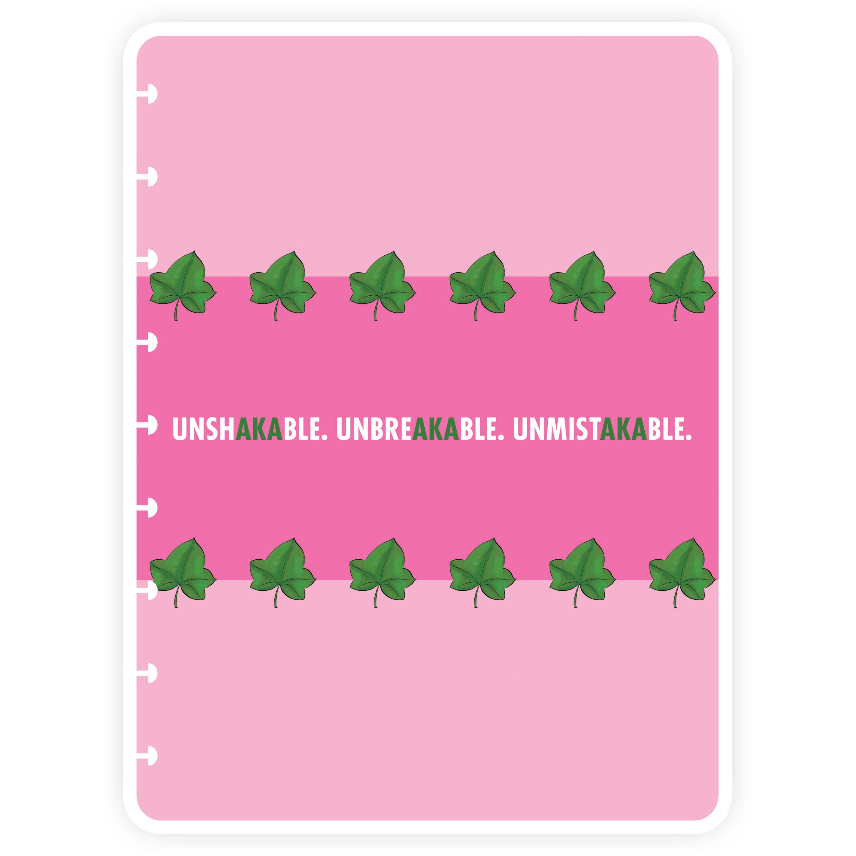 AKA Sorority Planner Cover - Rongrong DeVoe - Shop Rongrong - Alpha Kappa Alpha