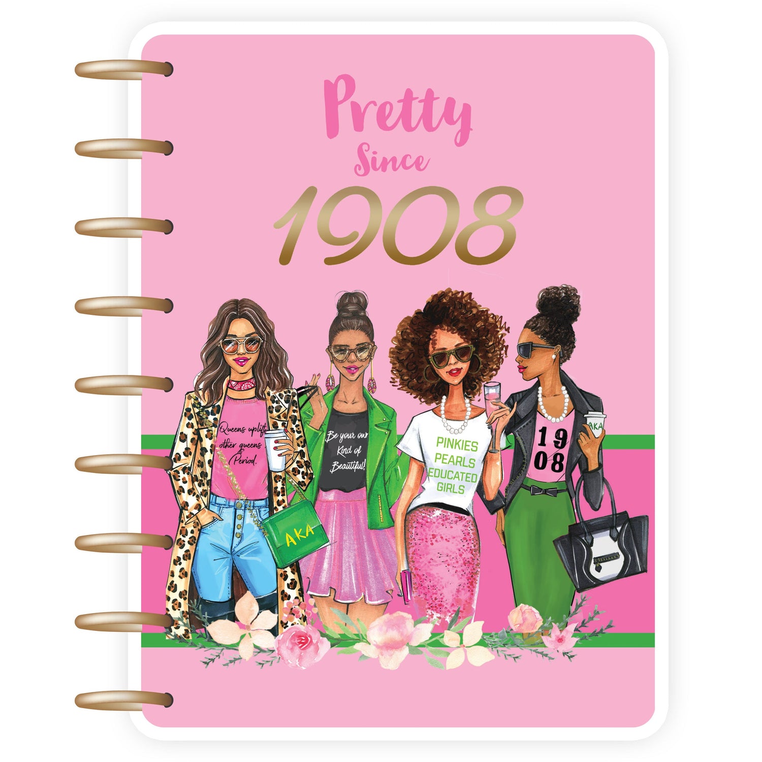 AKA Sorority Planner Cover - Rongrong DeVoe - Shop Rongrong - Alpha Kappa Alpha