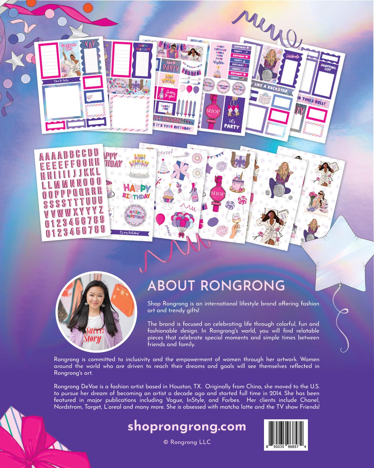 It's My Birthday Digital Sticker Pack - Shop Rongrong - Rongrong DeVoe