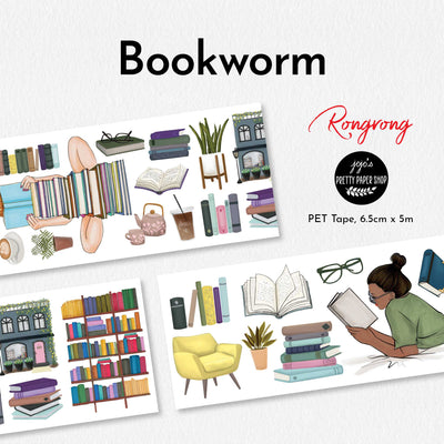 Bookworm PET Tape - Shop Rongrong - Rongrong DeVoe