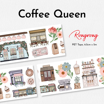 Coffee queen PET tape - Shop Rongrong