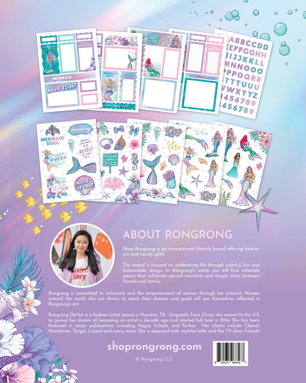 Mermaid Digital Planner Sticker Pack - Shop Rongrong - Rongrong DeVoe