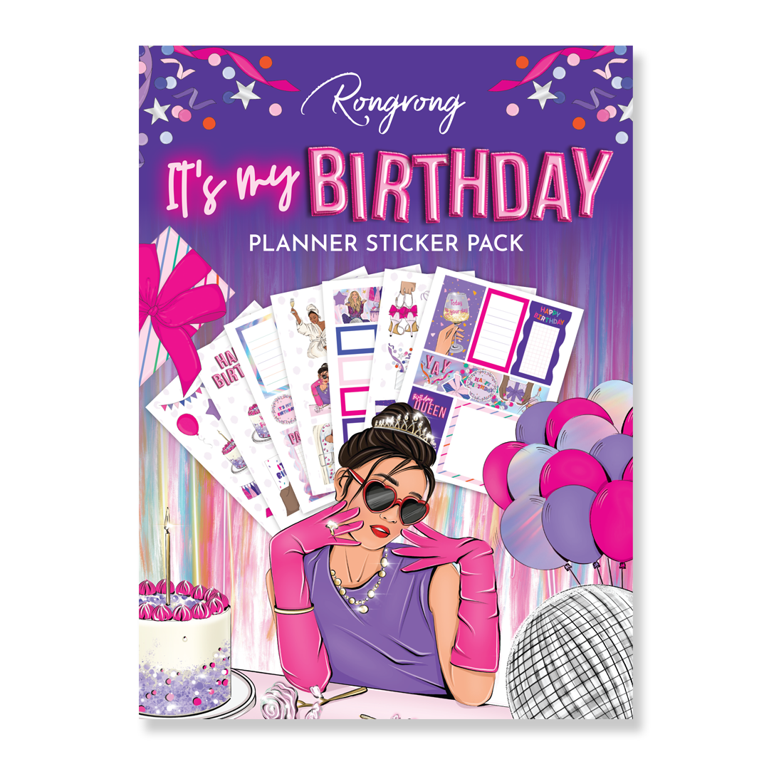It's My Birthday Planner Sticker Pack - Shop Rongrong - Rongrong DeVoe