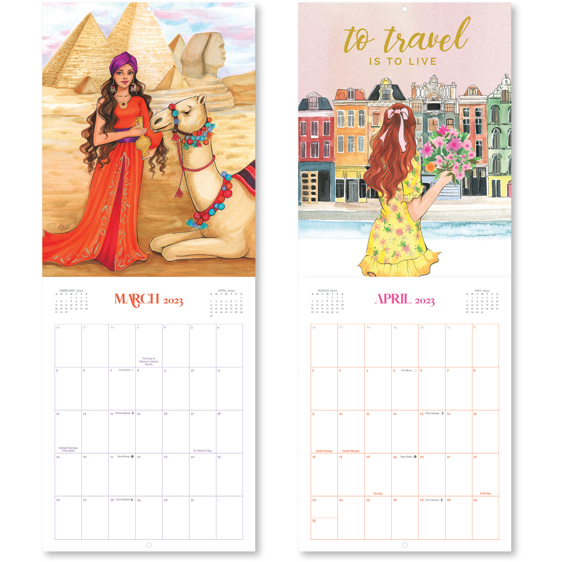 Wanderlust 2023 Calendar - Rongrong DeVoe - Shop Rongrong