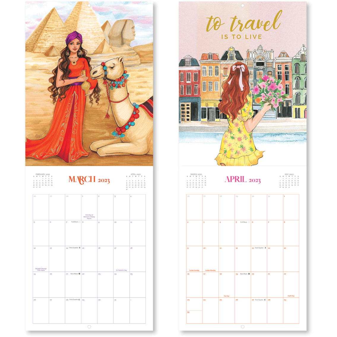 Wanderlust 2023 Calendar - Rongrong DeVoe - Shop Rongrong