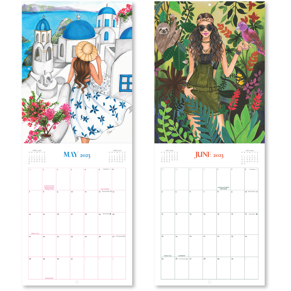 Wanderlust 2023 Calendar - Rongrong DeVoe - Shop Rongrong