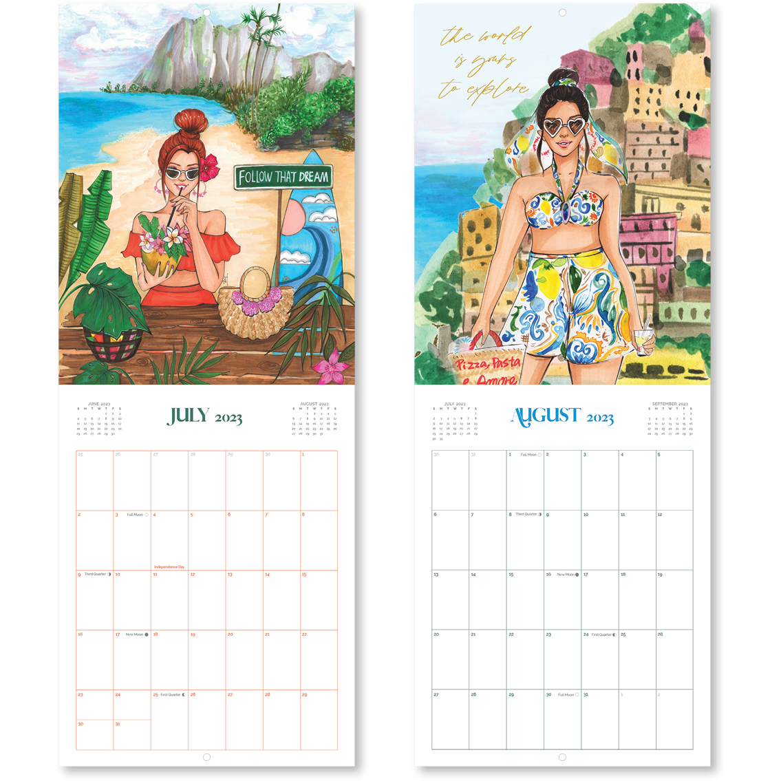 Wanderlust 2023 Calendar - Rongrong DeVoe - Shop Rongrong