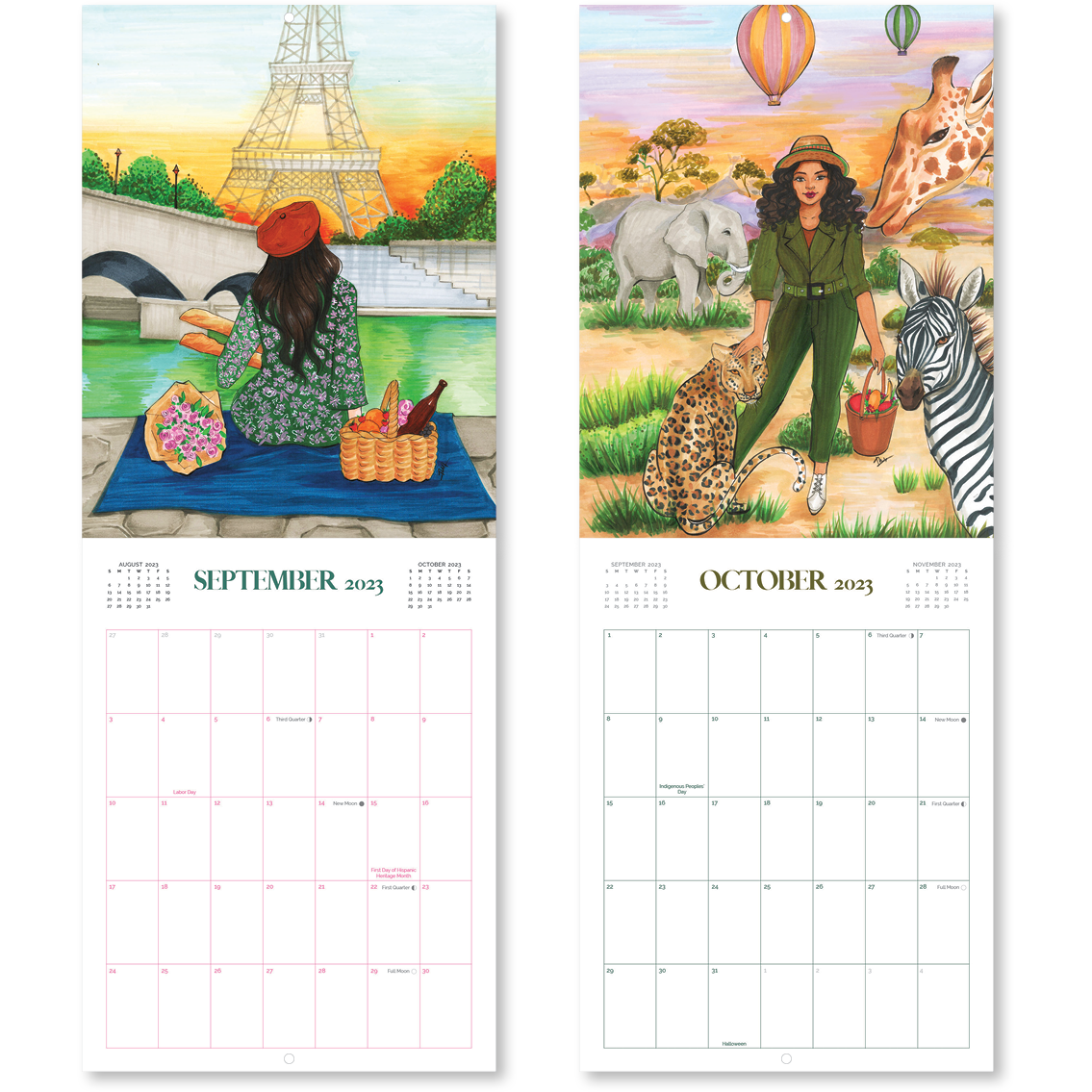 Wanderlust 2023 Calendar - Rongrong DeVoe - Shop Rongrong