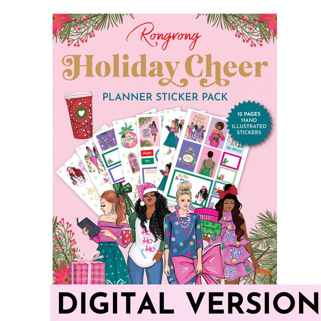 holiday cheer digital sticker pack by rongrong devoe