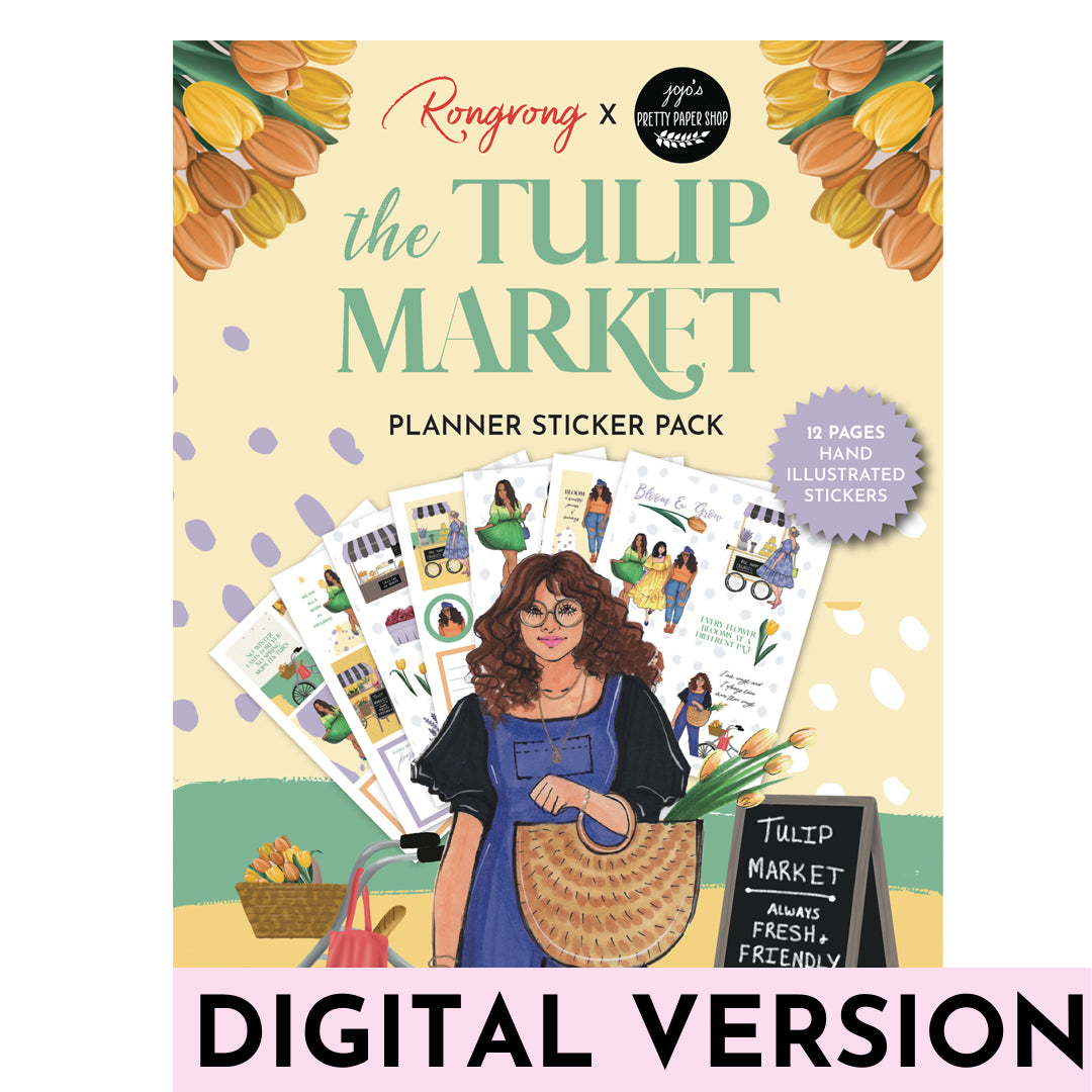 The Tulip Market Digital Planner Stickers [DOWNLOAD]
