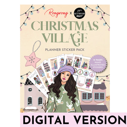 Christmas Village Digital Planner Stickers [DOWNLOAD]