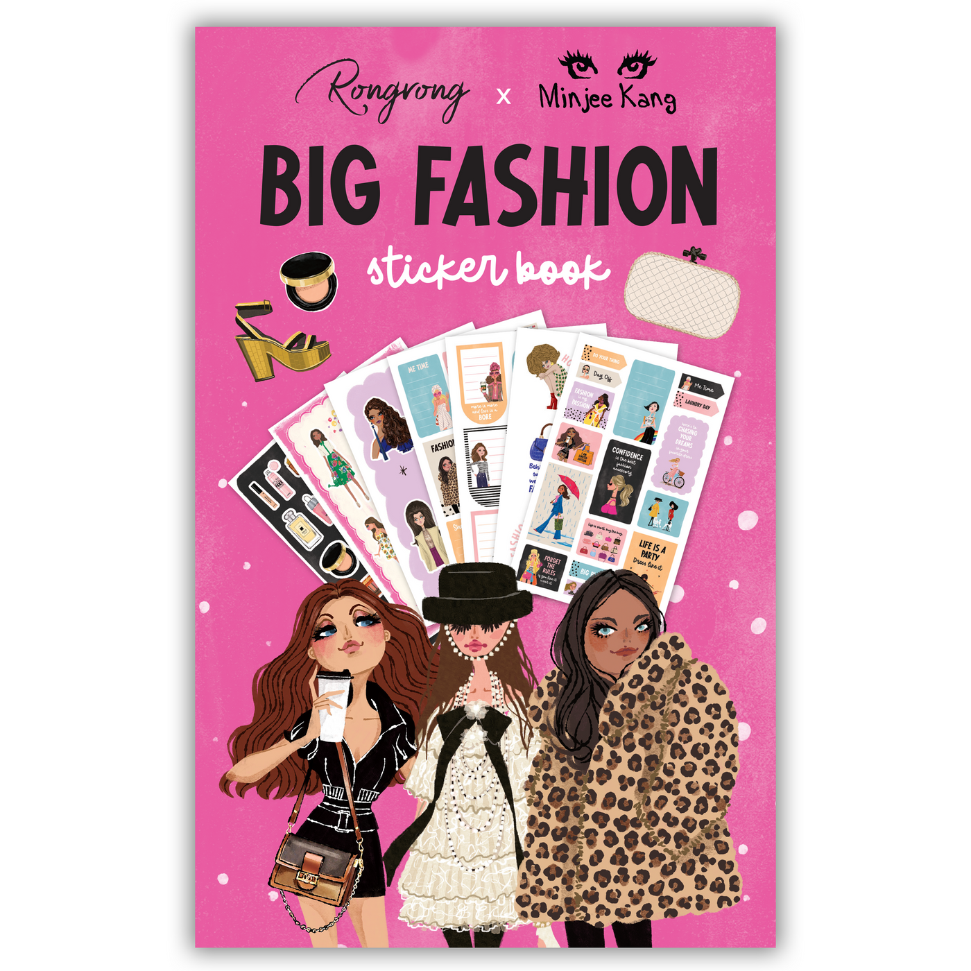 Big Fashion Sticker book - Rongrong DeVoe x Minjee Kang - Shop Rongrong