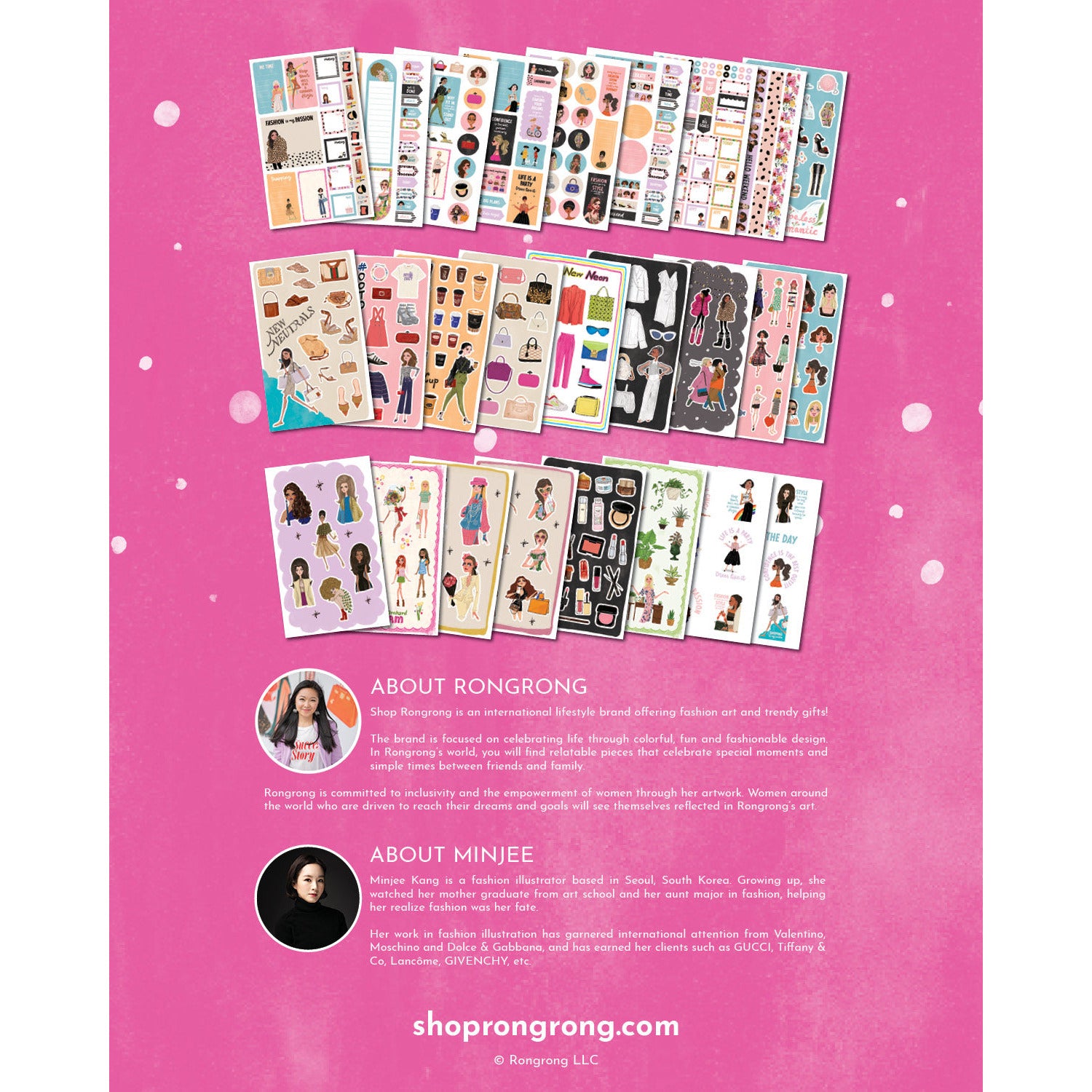 Big Fashion sticker book - Rongrong DeVoe x Minjee Kang - Shop Rongrong