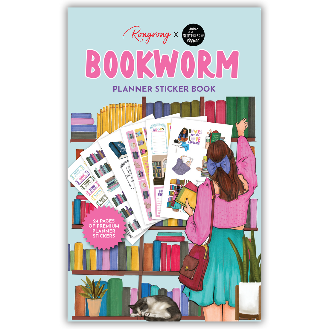 Bookworm Planner Sticker Book