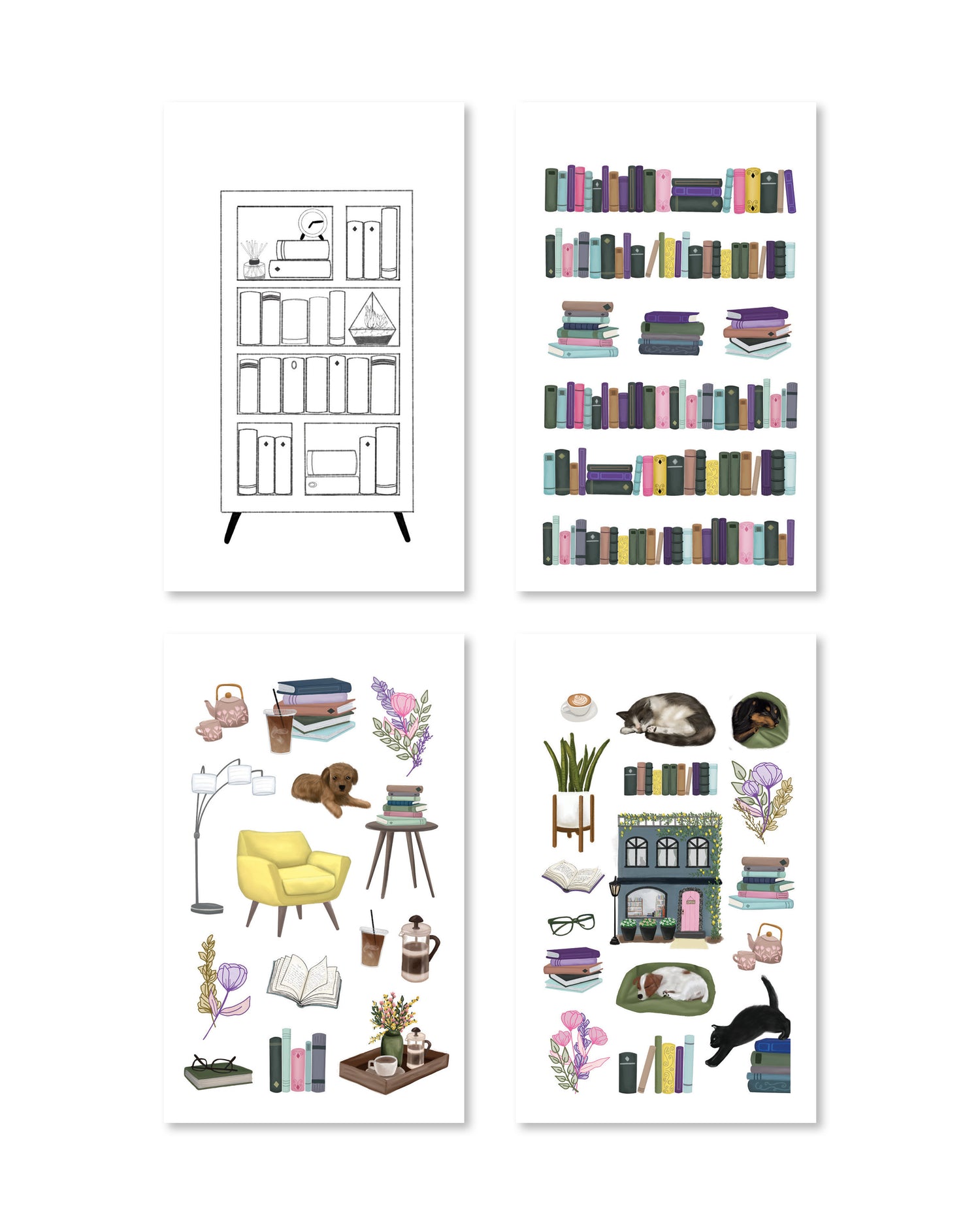Bookworm Digital Planner Sticker Book - Rongrong DeVoe - Shop Rongrong