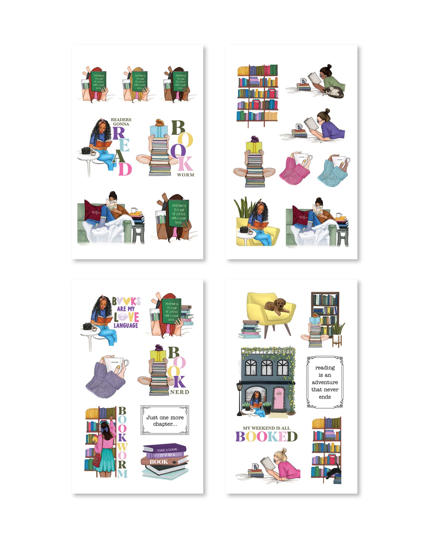 Bookworm Digital Planner Sticker Book - Rongrong DeVoe - Shop Rongrong