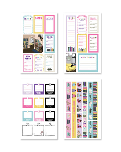 Bookworm Digital Planner Sticker Book - Rongrong DeVoe - Shop Rongrong