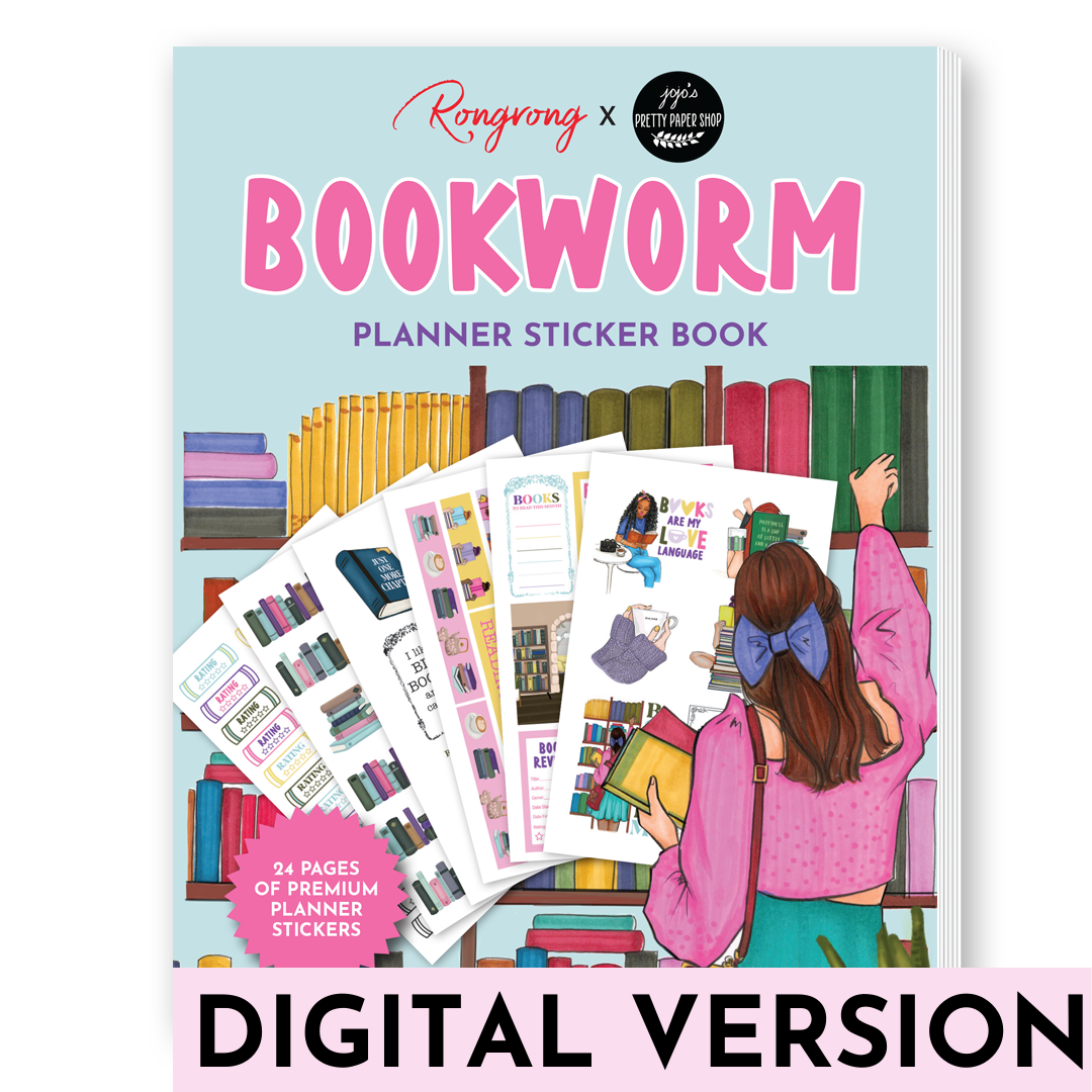 Bookworm Digital Planner Sticker Book - Rongrong DeVoe - Shop Rongrong