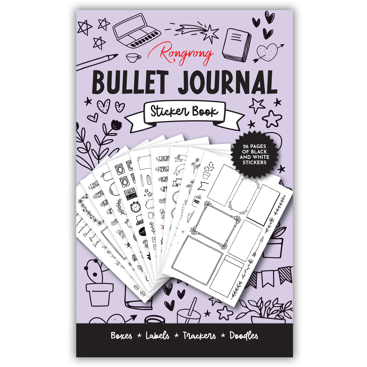 Bullet Journal Digital Sticker Book - Rongrong DeVoe - Shop Rongrong