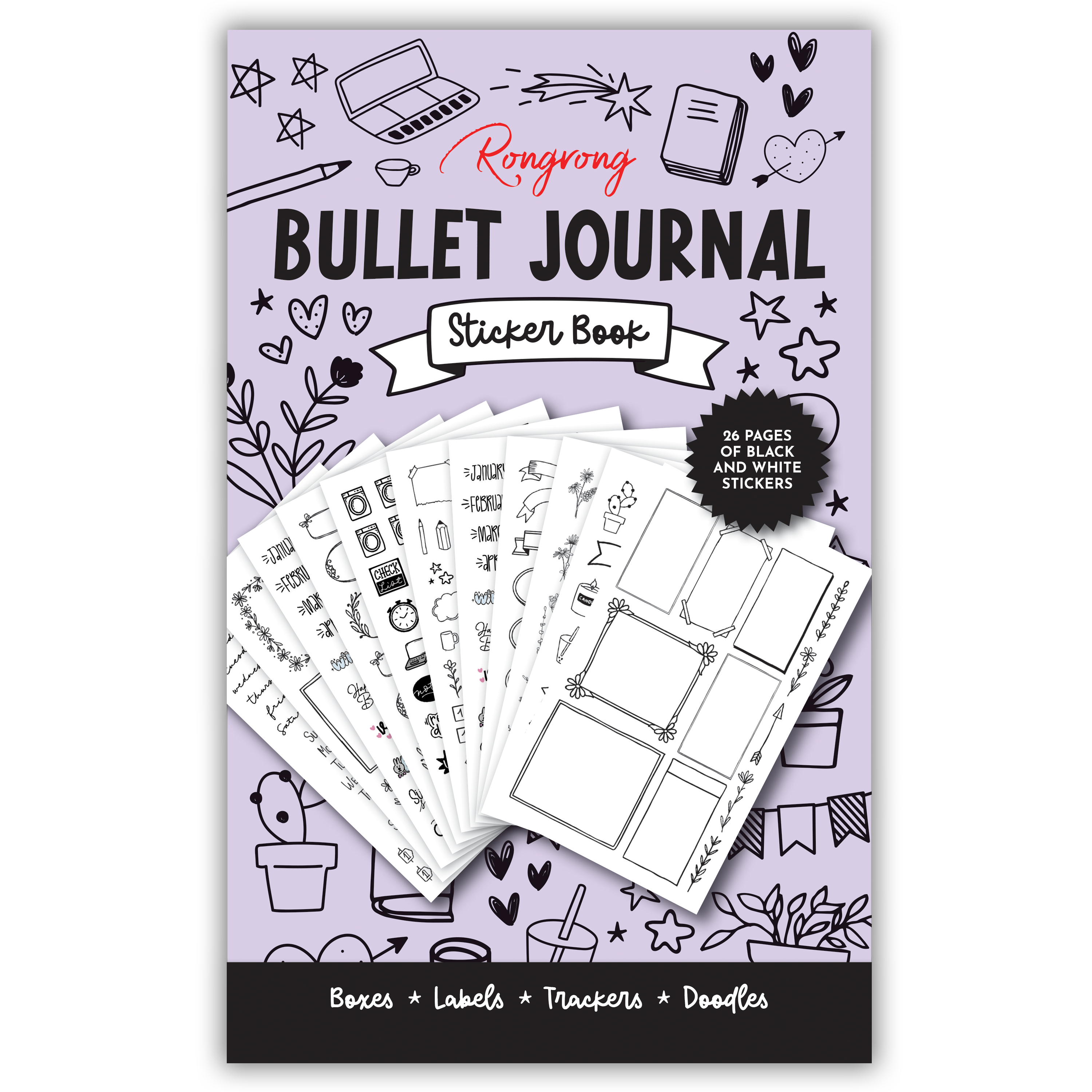Bullet Journal Digital Sticker Book - Rongrong DeVoe - Shop Rongrong