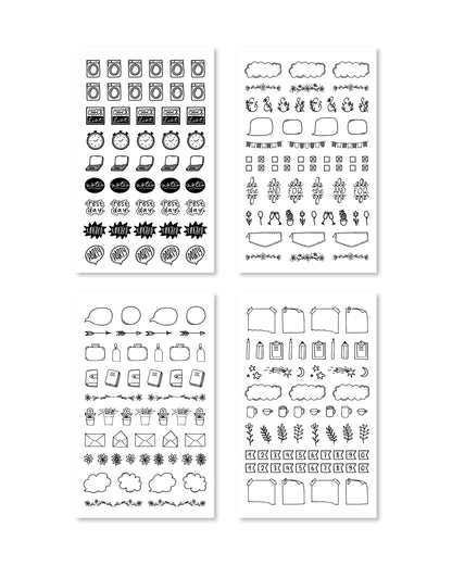 Bullet Journal Digital Sticker Book - Rongrong DeVoe - Shop Rongrong