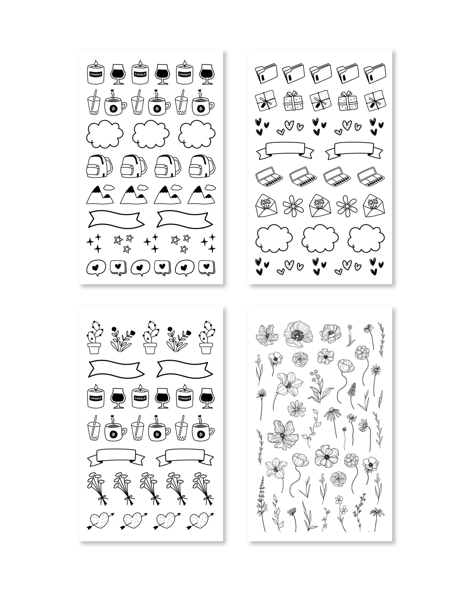 Bullet Journal Digital Sticker Book - Rongrong DeVoe - Shop Rongrong