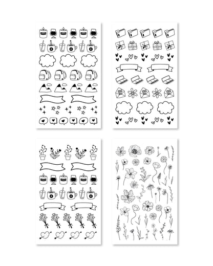 Bullet Journal Digital Sticker Book - Rongrong DeVoe - Shop Rongrong