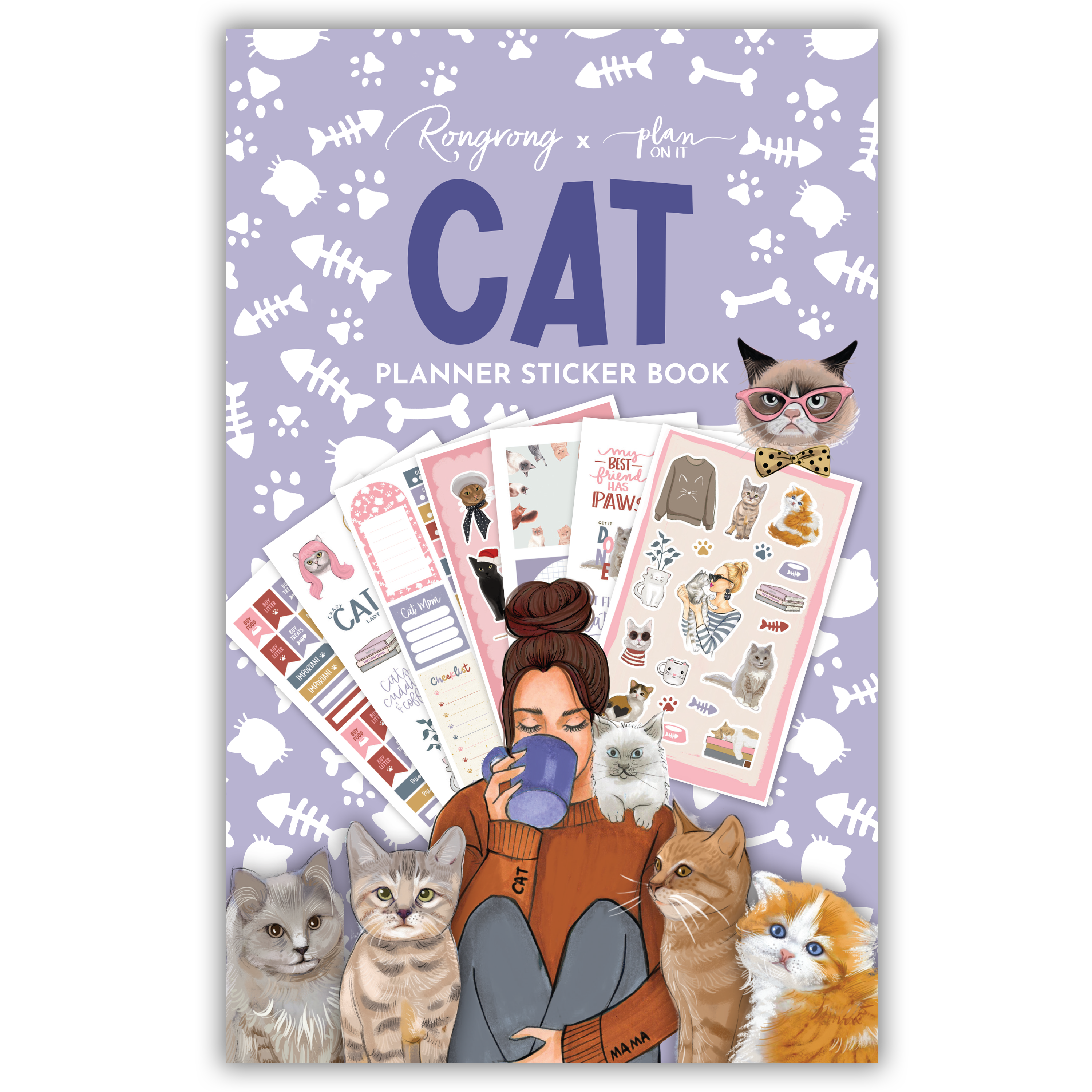 Cat Digital Planner Sticker Book - Shop Rongrong - Rongrong DeVoe