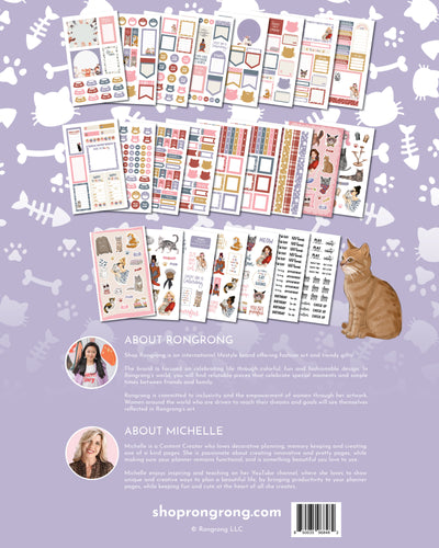 Cat Planner Sticker Book - Shop Rongrong - Rongrong DeVoe