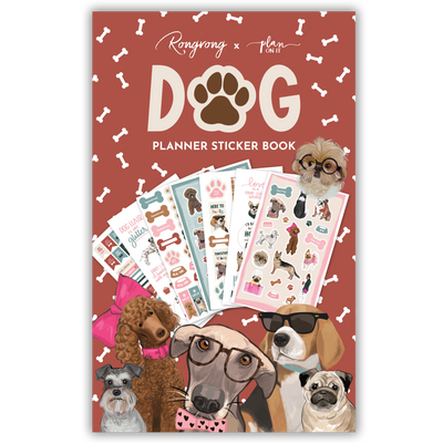 Dog Planner Sticker Book