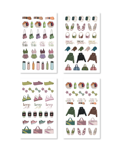 Fitness digital planner sticker book - Rongrong DeVoe - Shop Rongrong