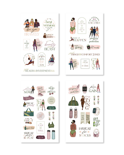 Fitness digital planner sticker book - Rongrong DeVoe - Shop Rongrong