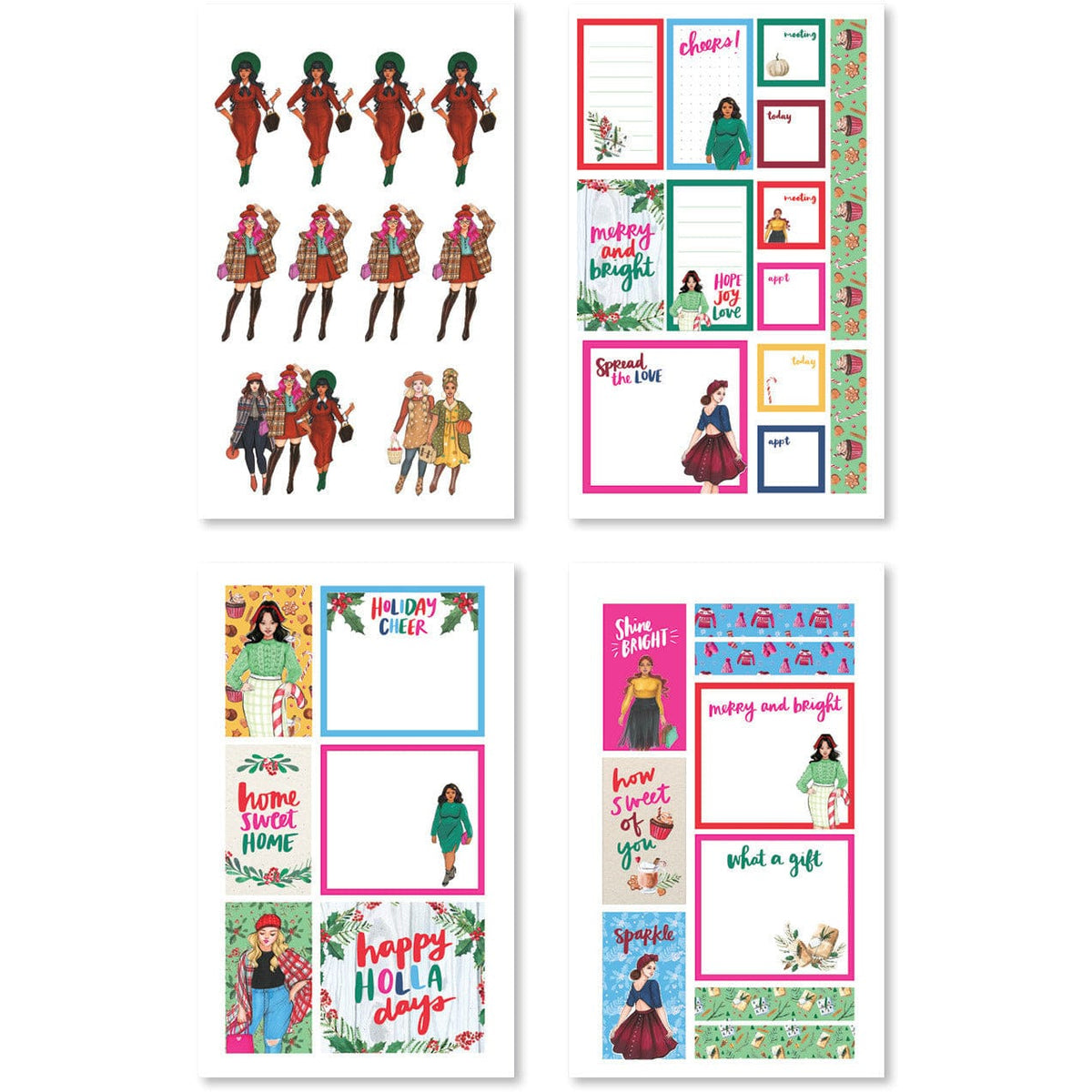 Rongrong x Amy Tangerine Grateful Heart Digital Planner Sticker Book - Shop Rongrong