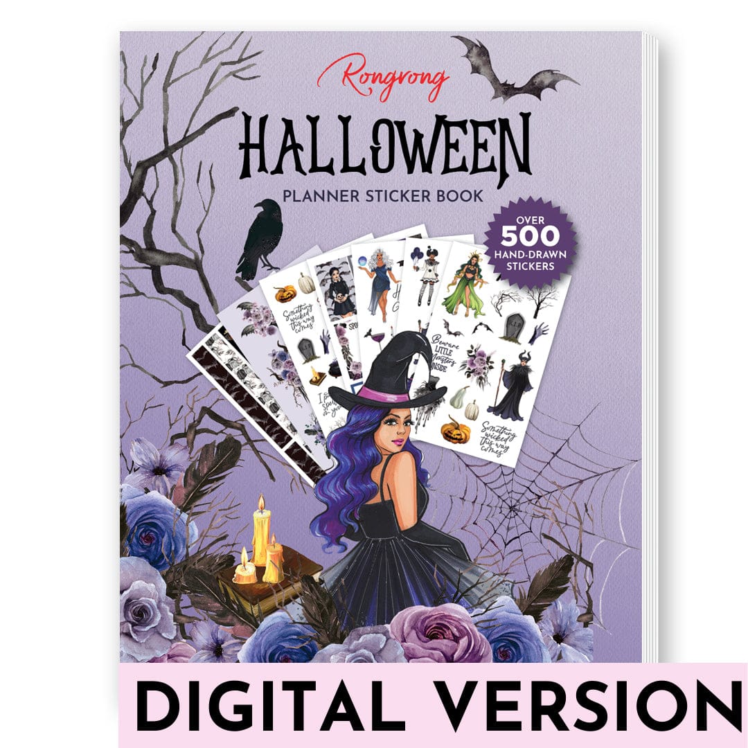 RR Halloween Planner Sticker Book Digital Cover