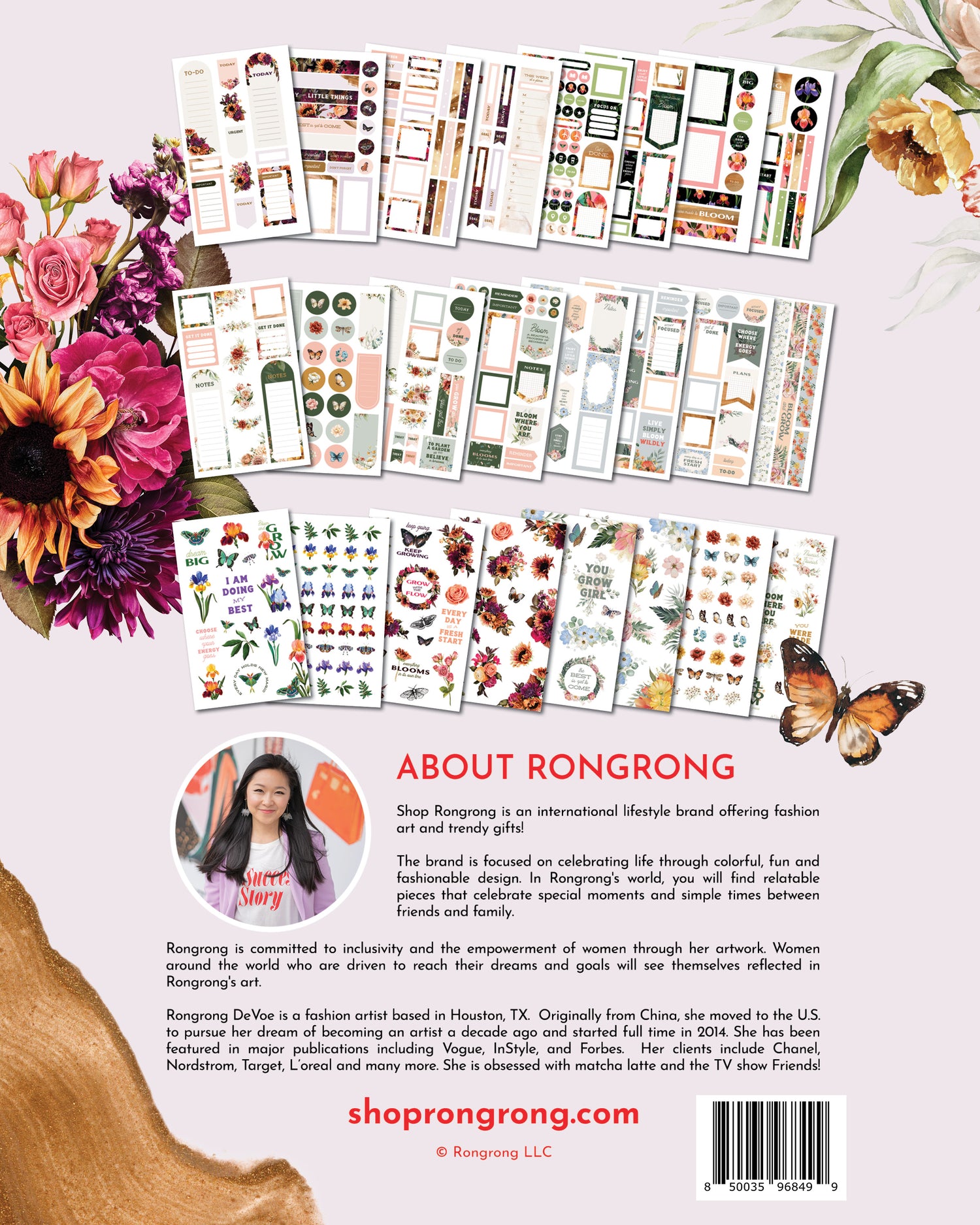 Just Bloom Planner Sticker Book - Shop Rongrong - Rongrong DeVoe