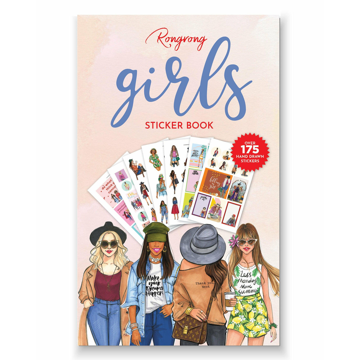 Fashionista Girls Sticker Book by Rongrong DeVoe