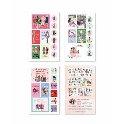 Fashionista Girls Sticker Book Page 4 by Rongrong DeVoe