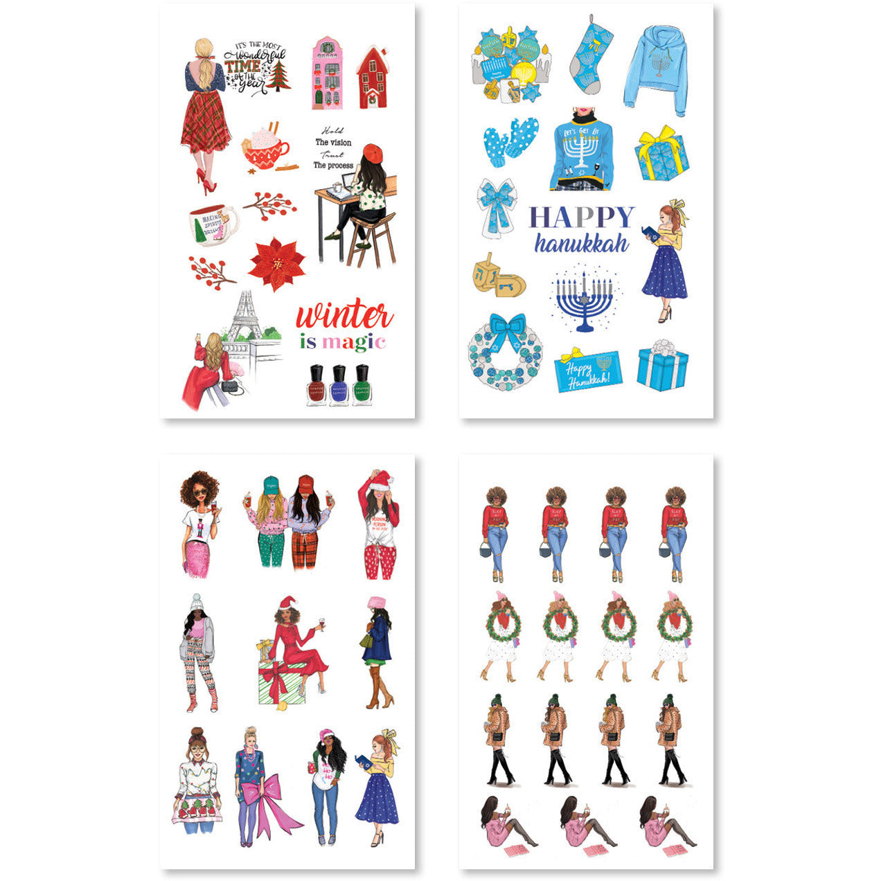 Rongrong Holiday Digital Planner Stickers