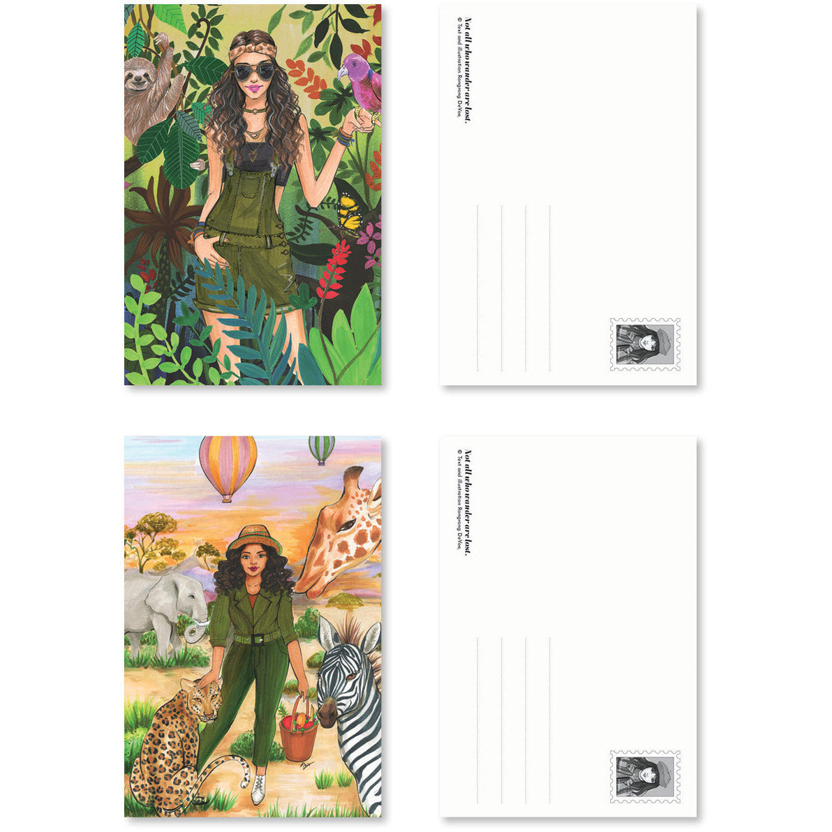 Wanderlust Postcard Book - Rongrong DeVoe - Shop Rongrong