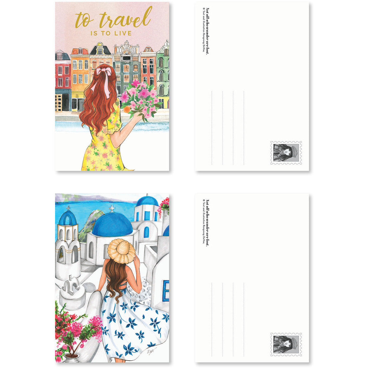 Wanderlust Postcard Book - Rongrong DeVoe - Shop Rongrong