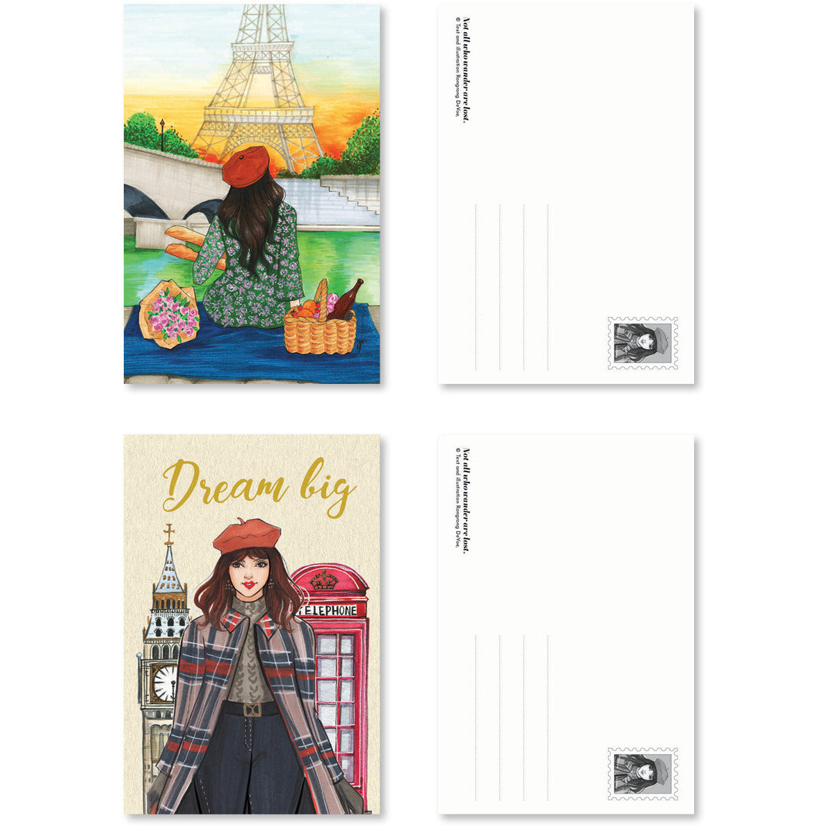 Wanderlust Postcard Book - Rongrong DeVoe - Shop Rongrong