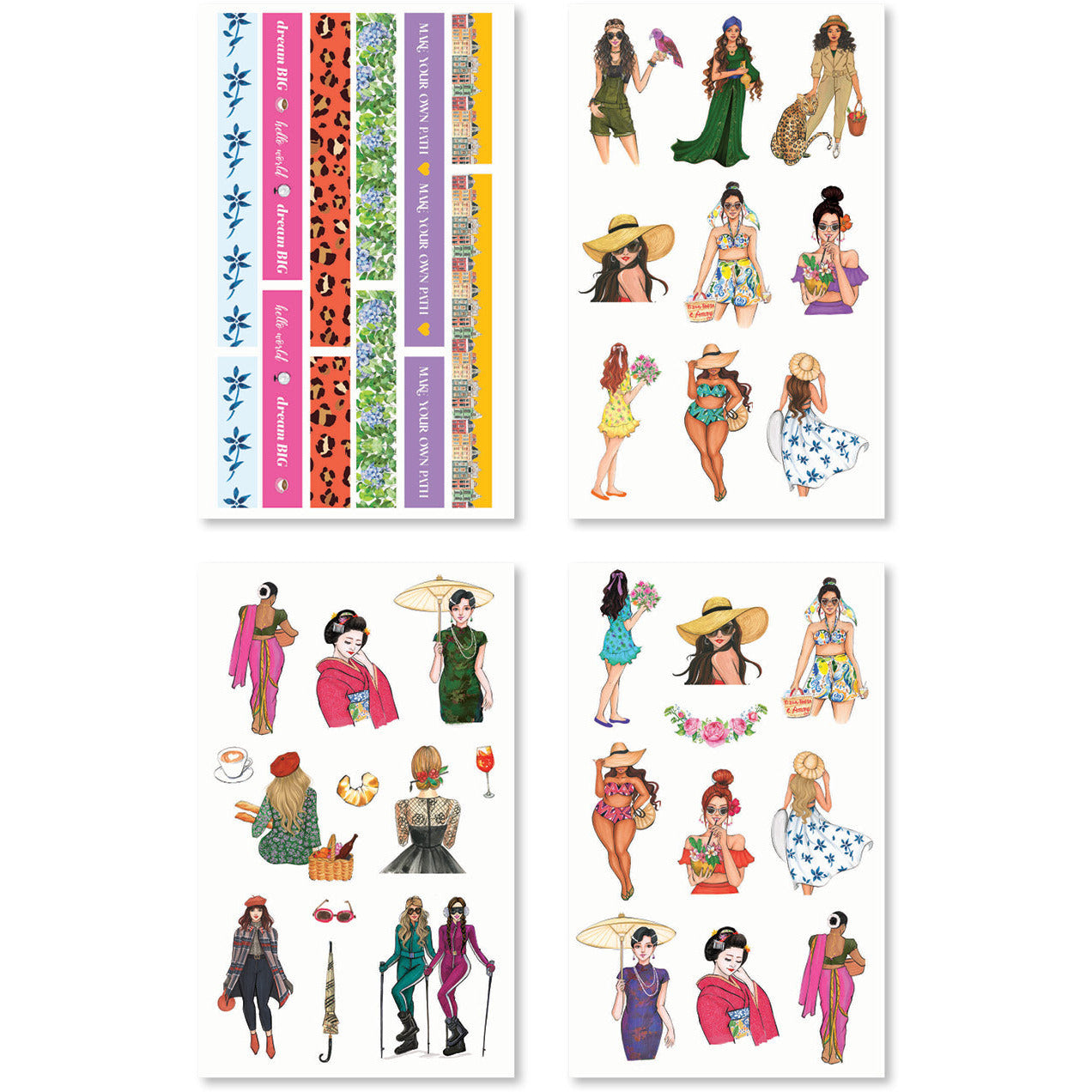 Wanderlust Digital Planner Sticker Book - Rongrong DeVoe - Shop Rongrong