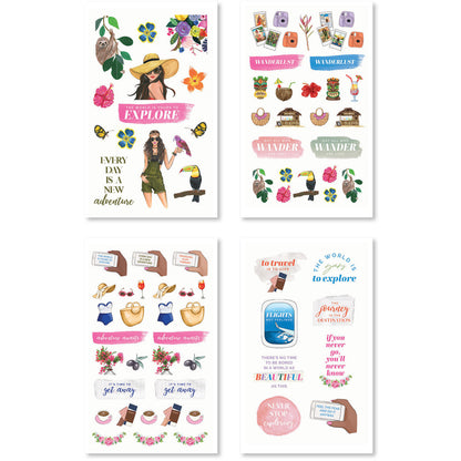 Wanderlust Digital Planner Sticker Book - Rongrong DeVoe - Shop Rongrong